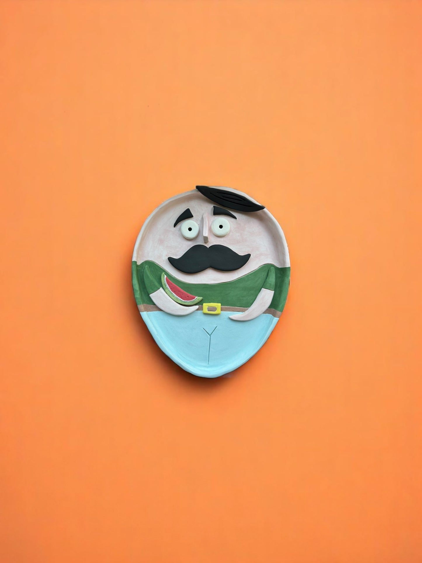 Watermelon Man Plate