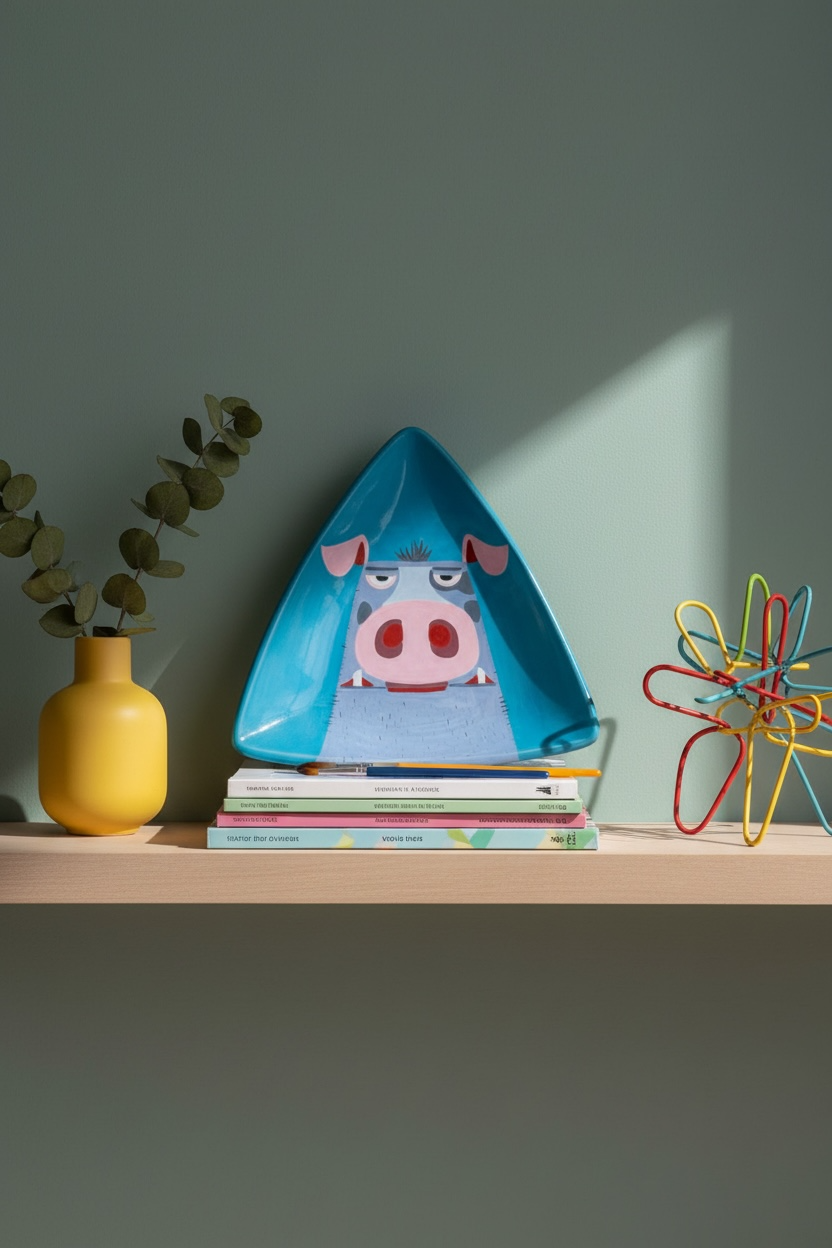 The Piggy Ceramic Plate