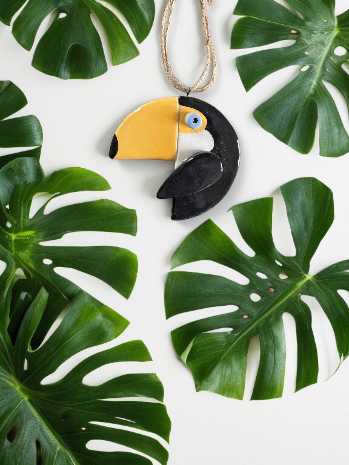 Ceramic Tucan Wall Decor