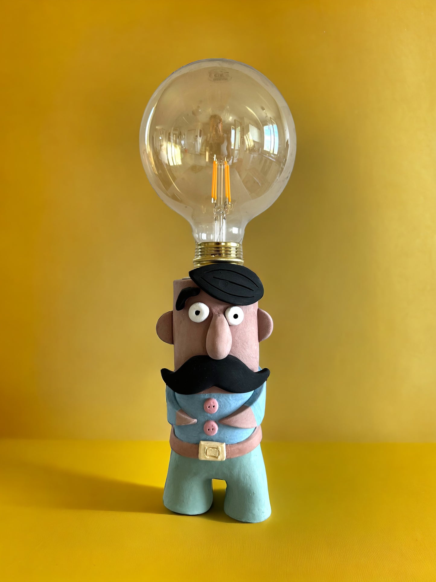 Ceramic Fisherman Lamp