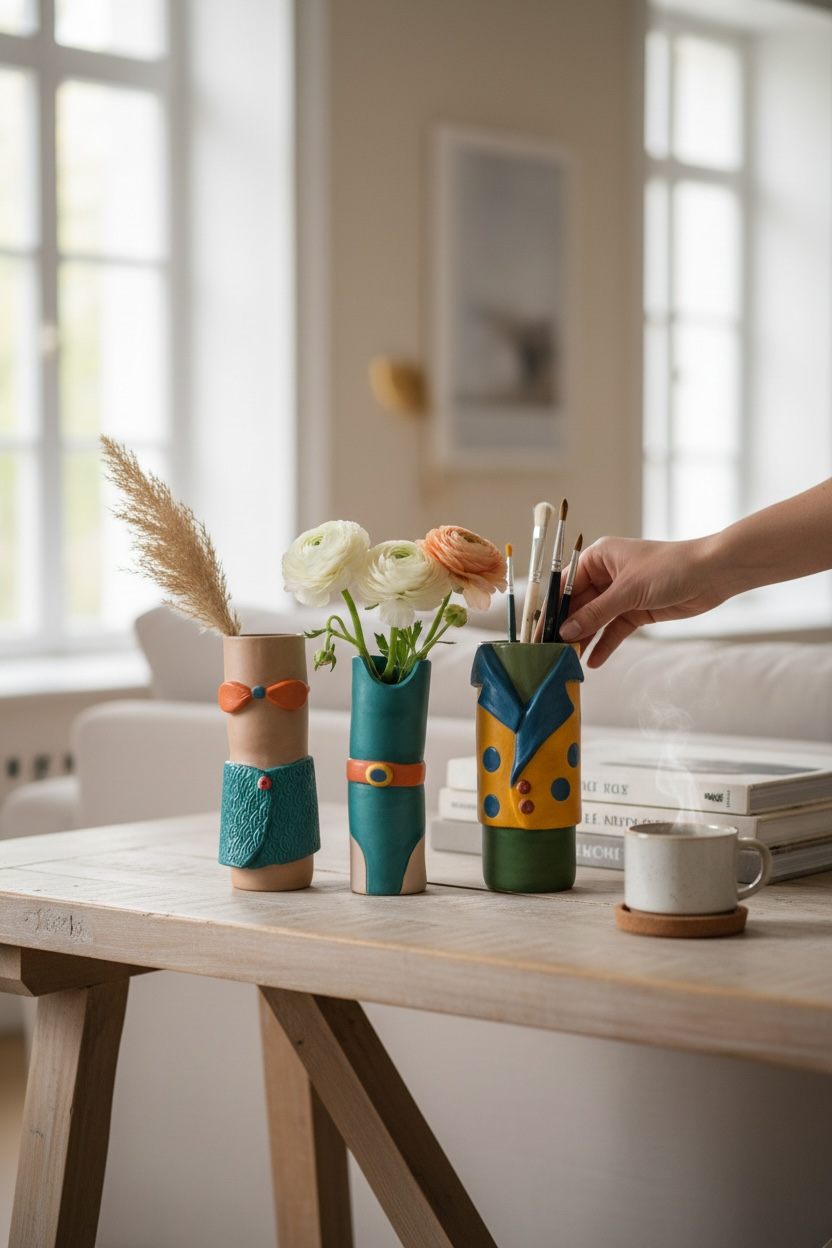 The Retro’ Style Beach Vase