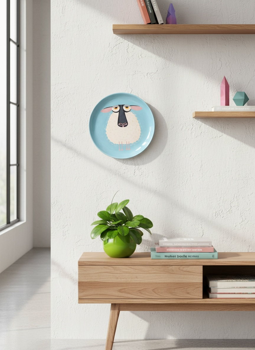 The Sheep Ceramic Plate