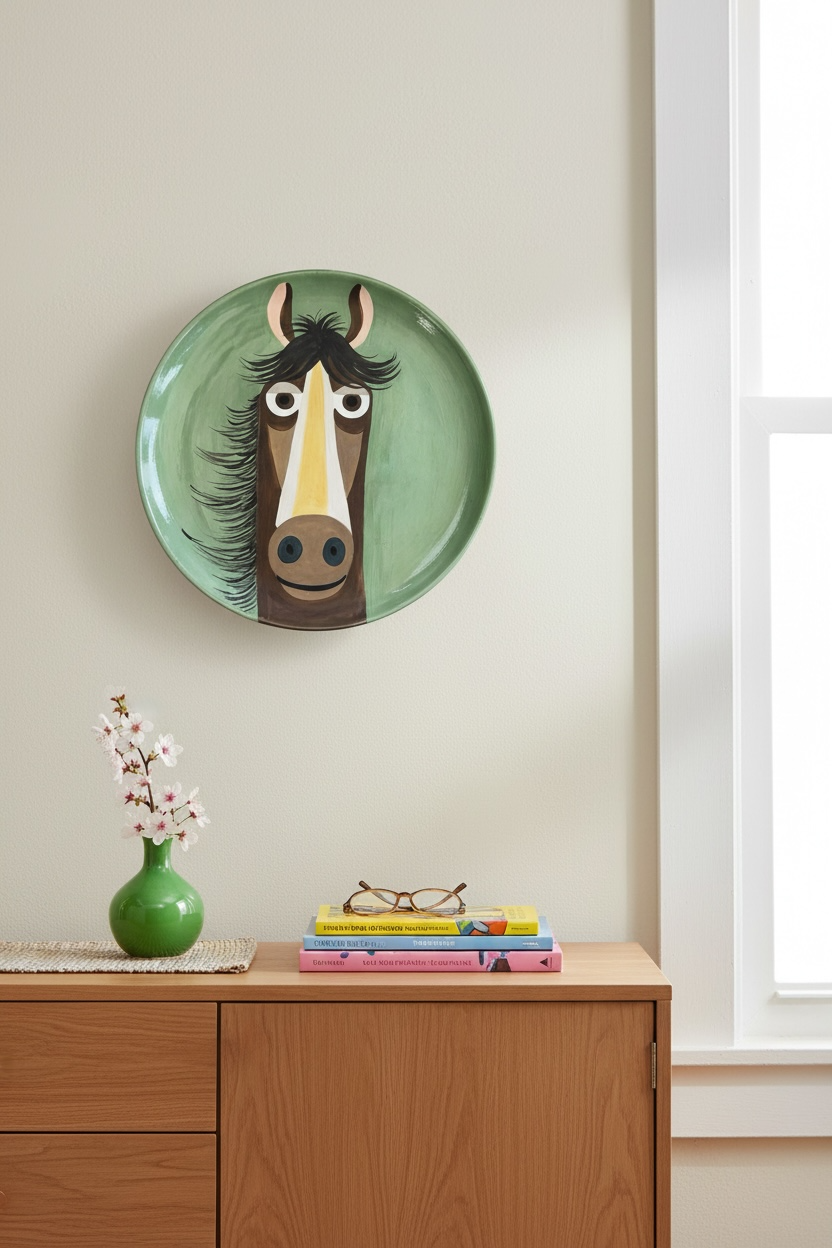 The Horse Ceramic Plate