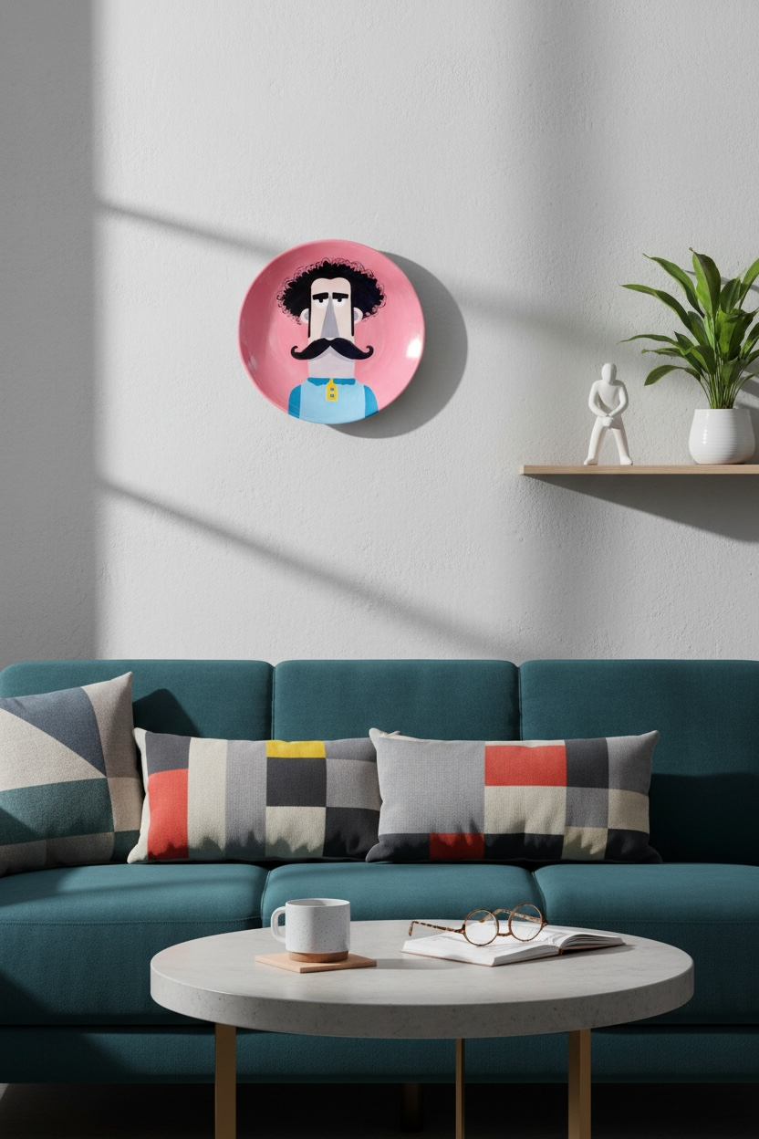 The Italian Charming Guy Ceramic Plate