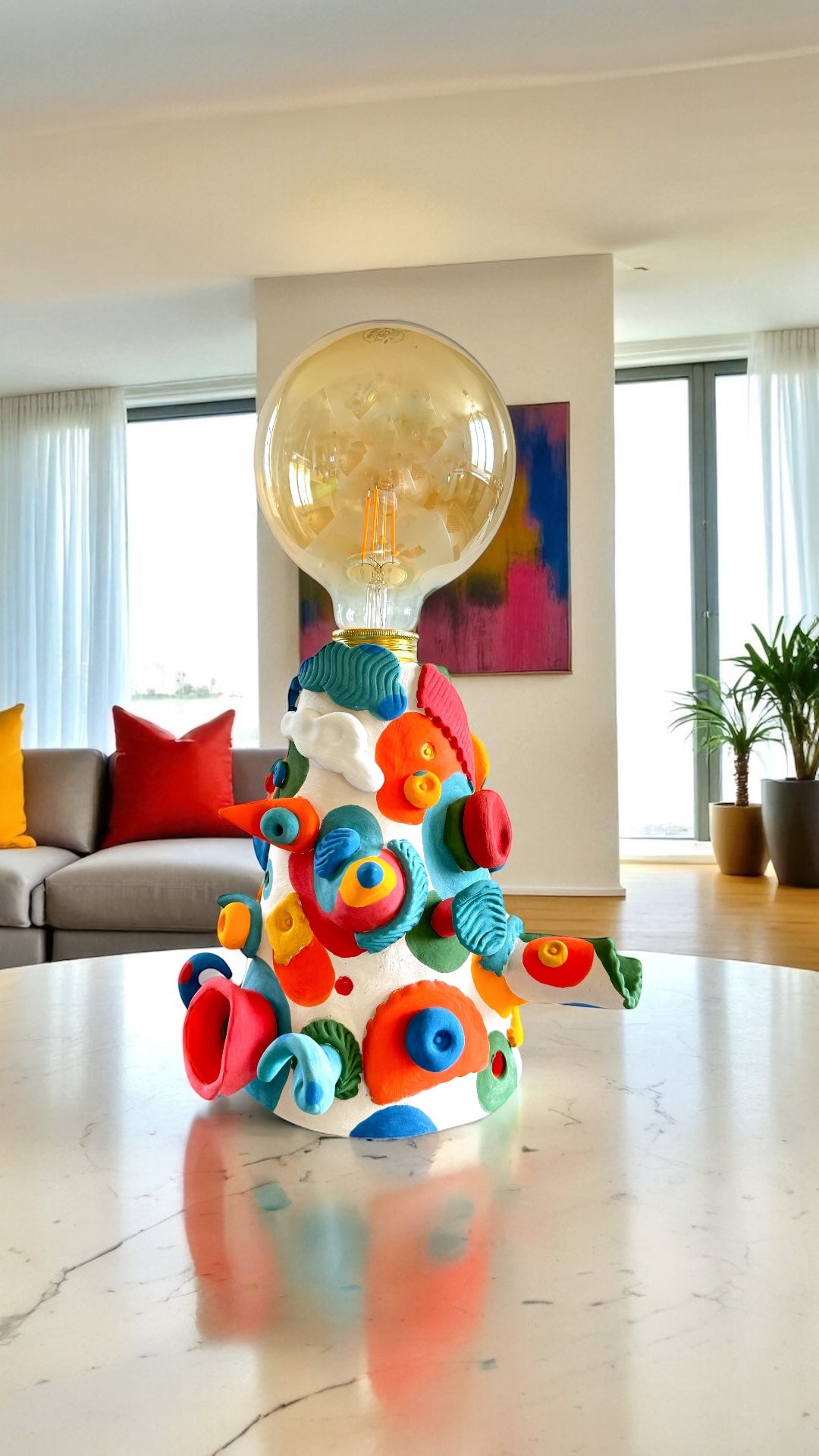 The Colorful Abstract Lamp