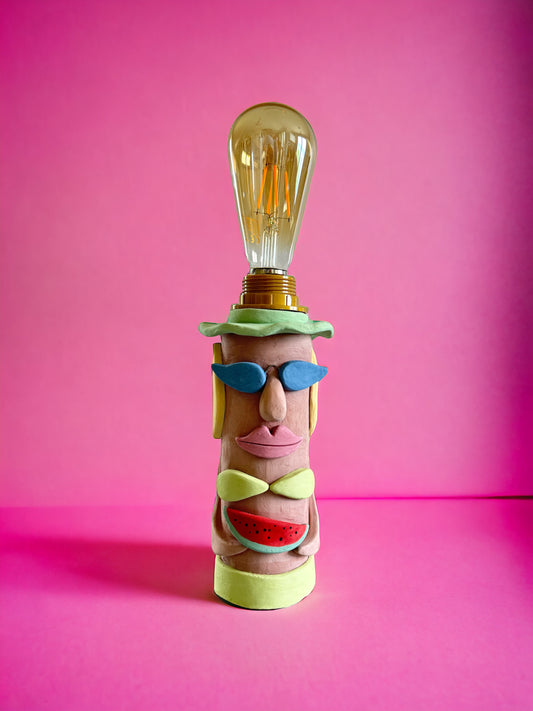 Lampada da spiaggia funky per ragazza