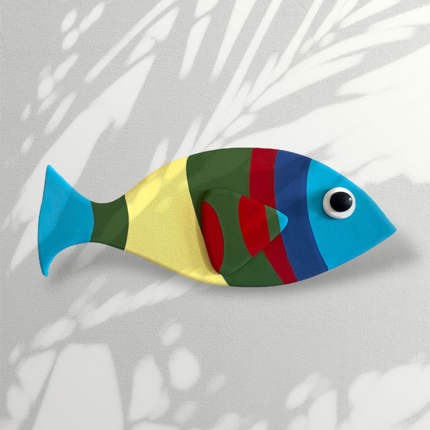 Big Colorful Fish Wall Decoration