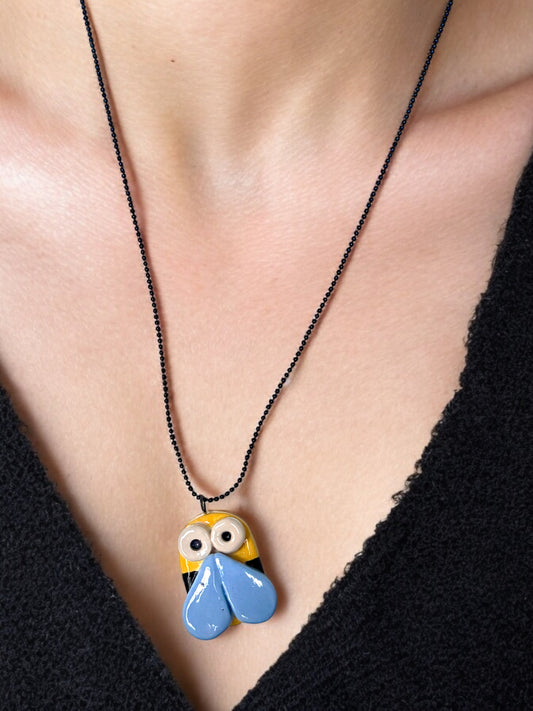 Ciondolo ape in ceramica (con collana)