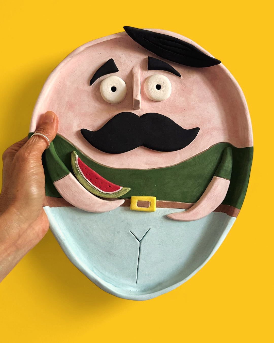 Watermelon Man Plate