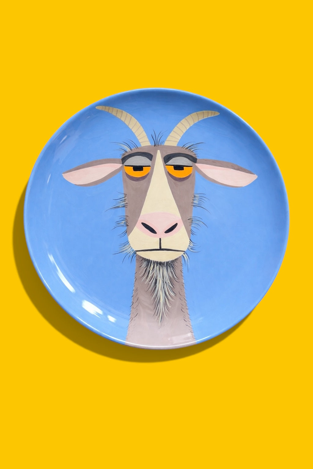 The Goat Ceramic Plate