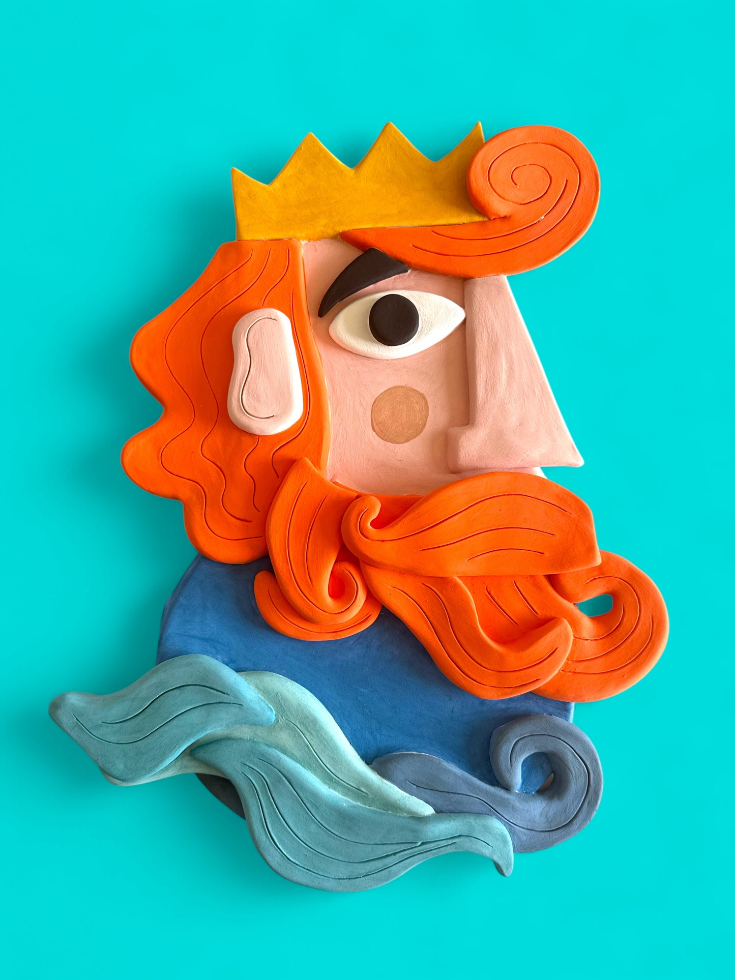 King of Tides - Ceranic Sculpture