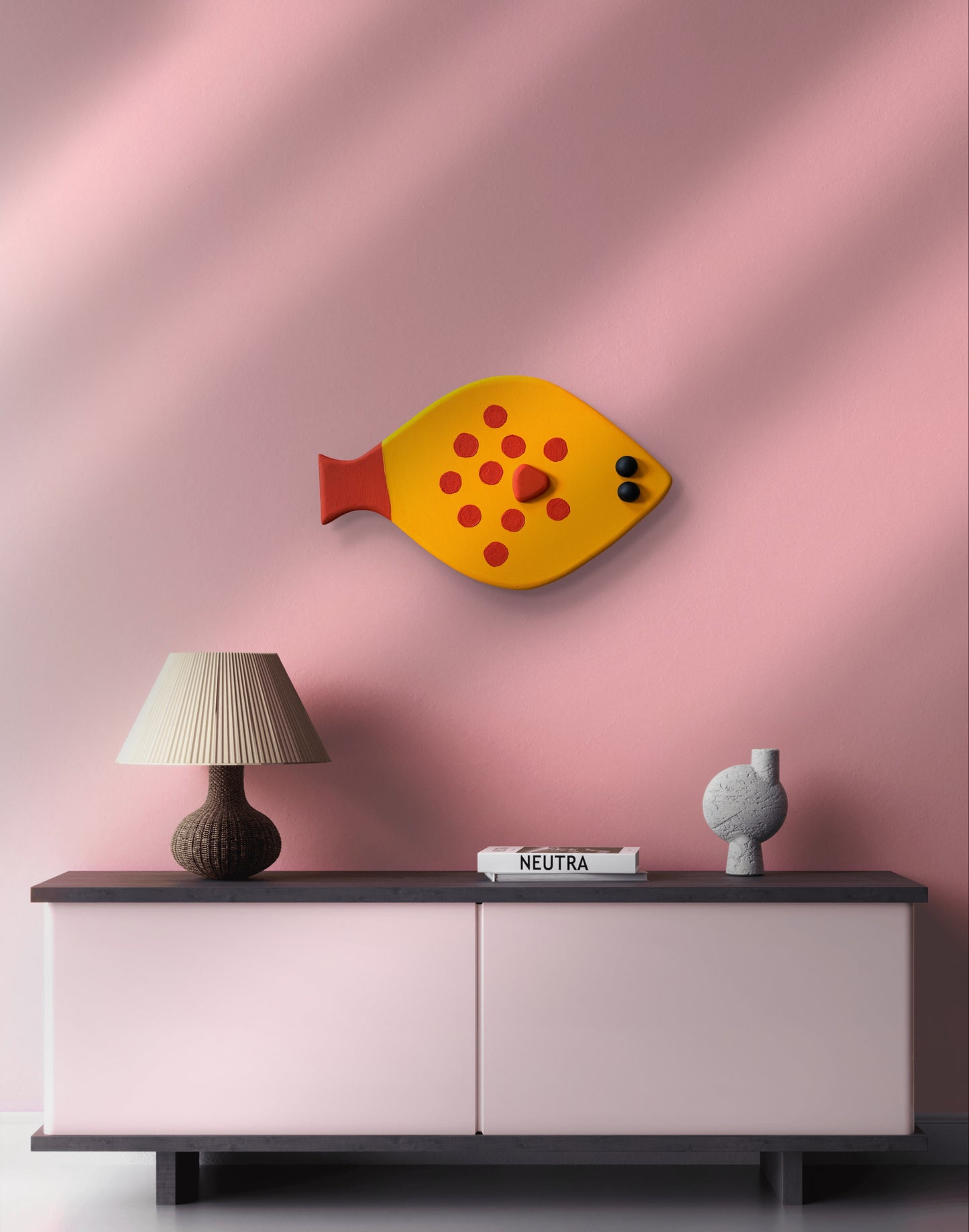 Big Colorful Sole Fish Wall Decoration