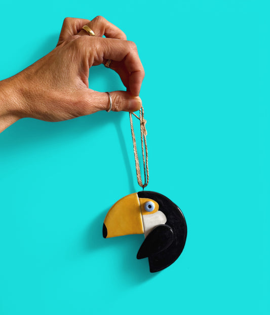 Ceramic Tucan Wall Decor