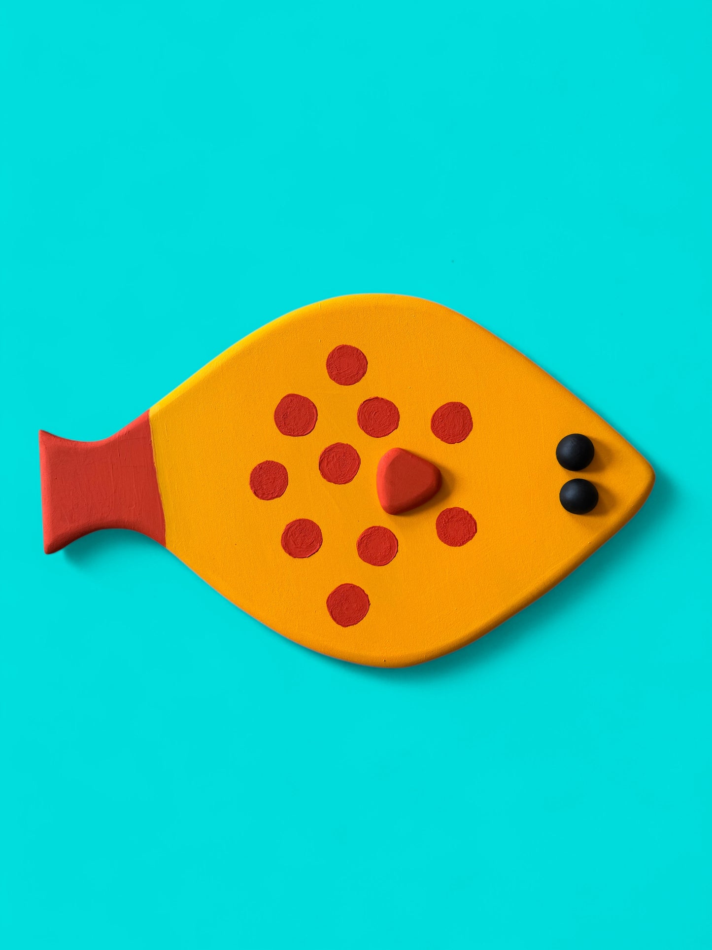 Big Colorful Sole Fish Wall Decoration