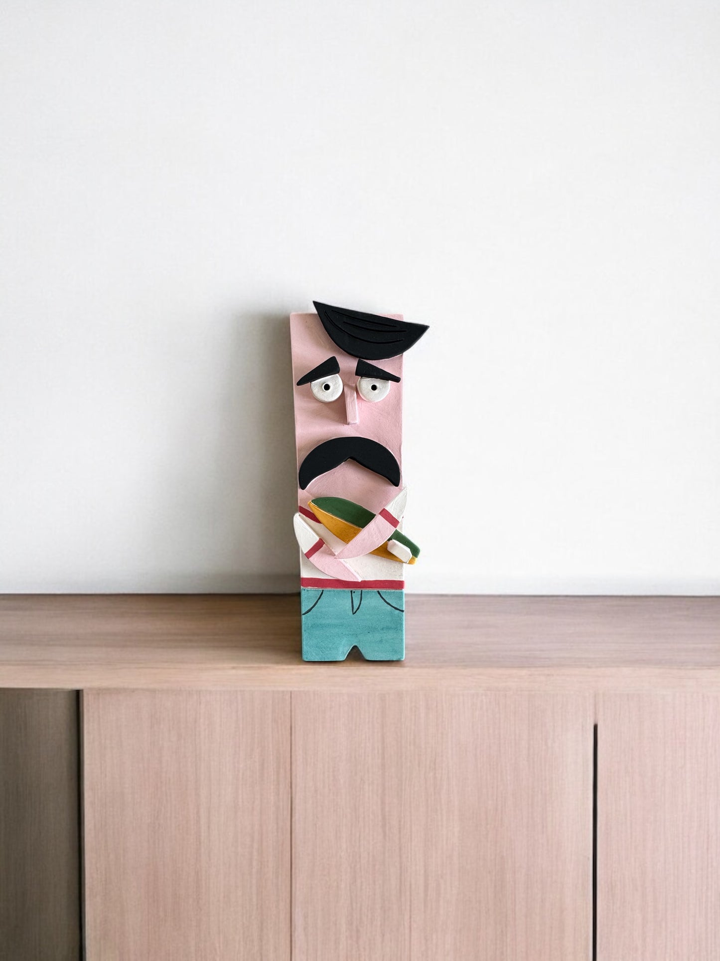 Ceramic Surfer Wall Decor