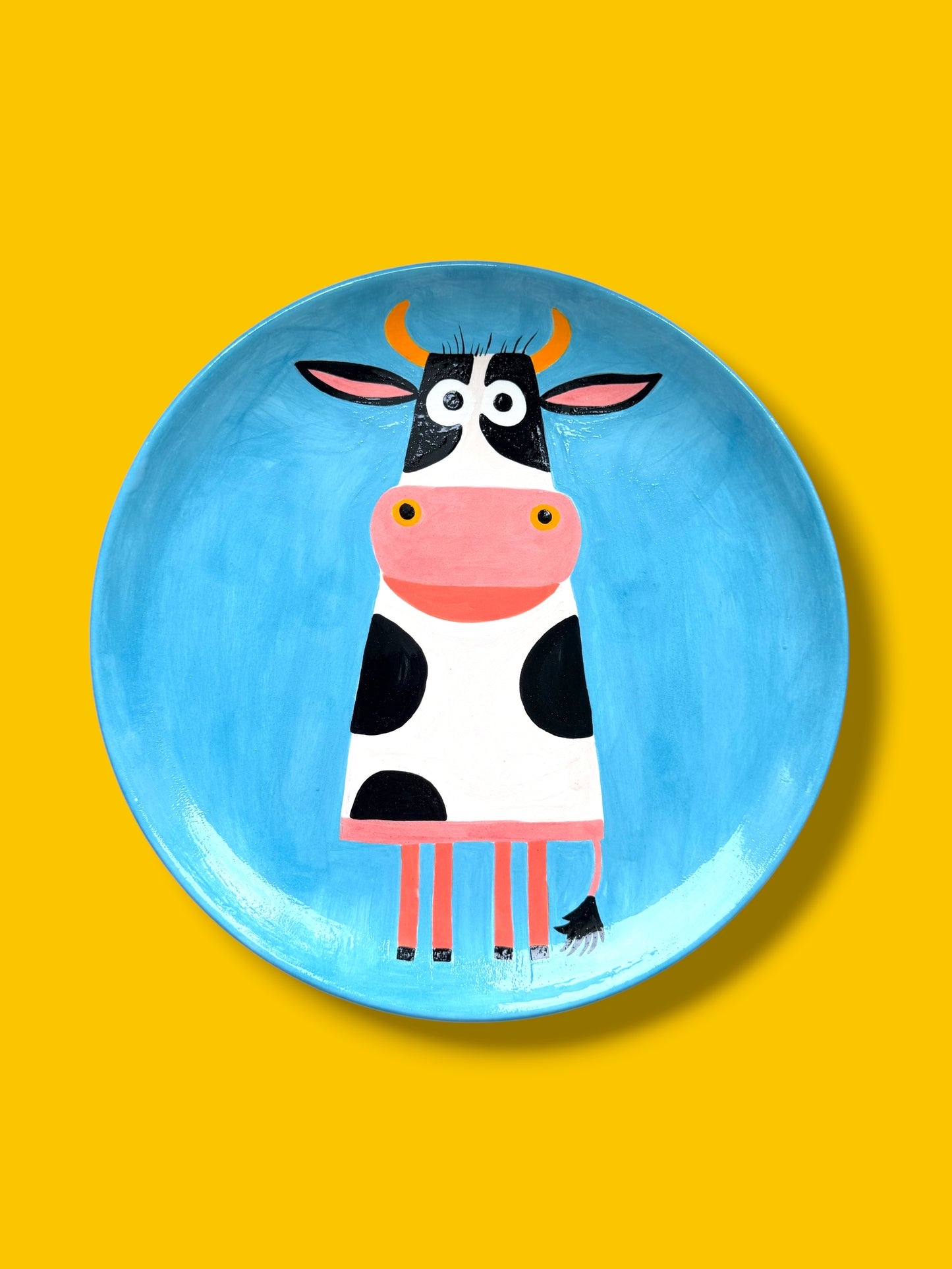 The Cow Ceramic Plate