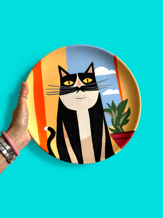 The Cat Ceramic Plate