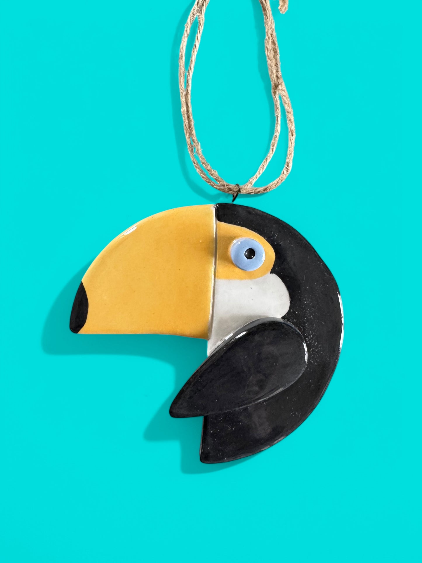 Ceramic Tucan Wall Decor