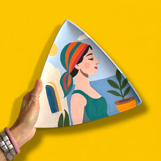 The Island Feeling Ceramic Plate