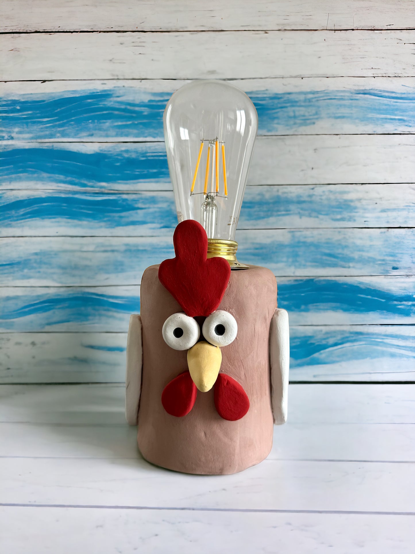 Lampada per galline in ceramica