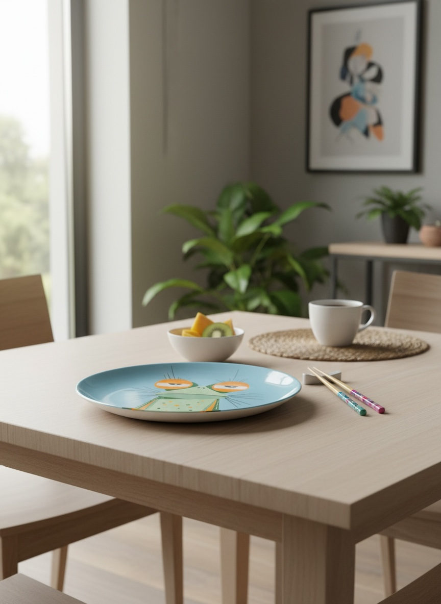 The Frog  Ceramic Plate