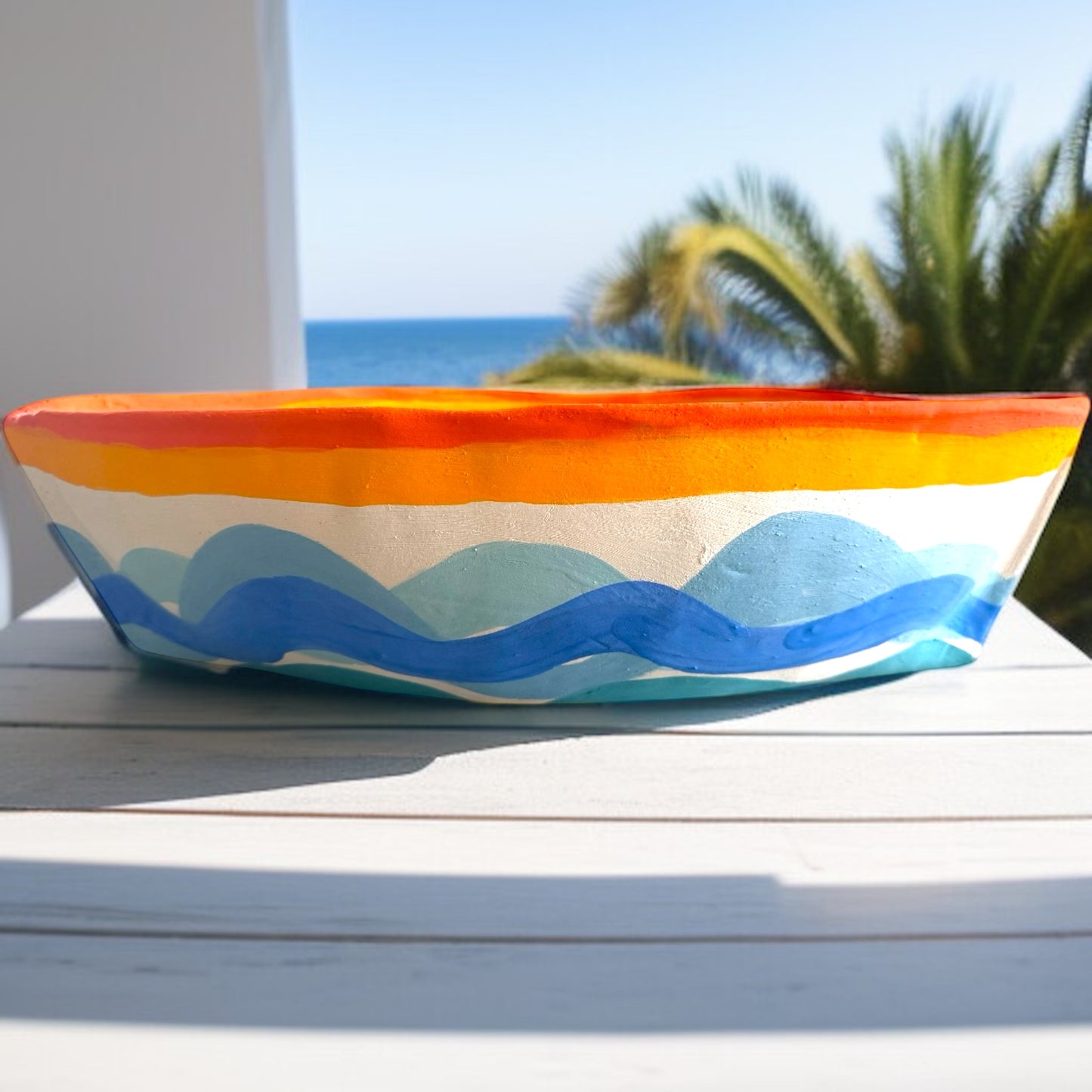 The Colorful Boat Vase