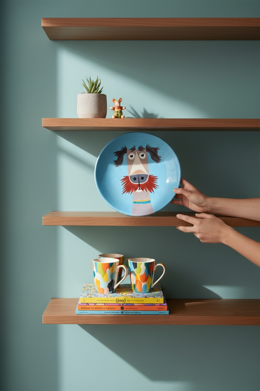 The Doggy Ceramic Plate