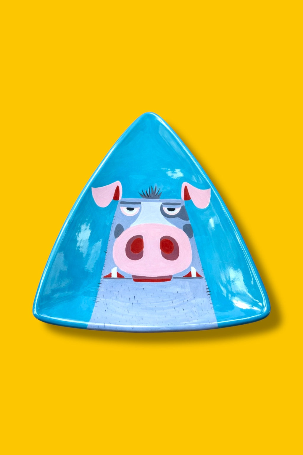 The Piggy  Ceramic Plate