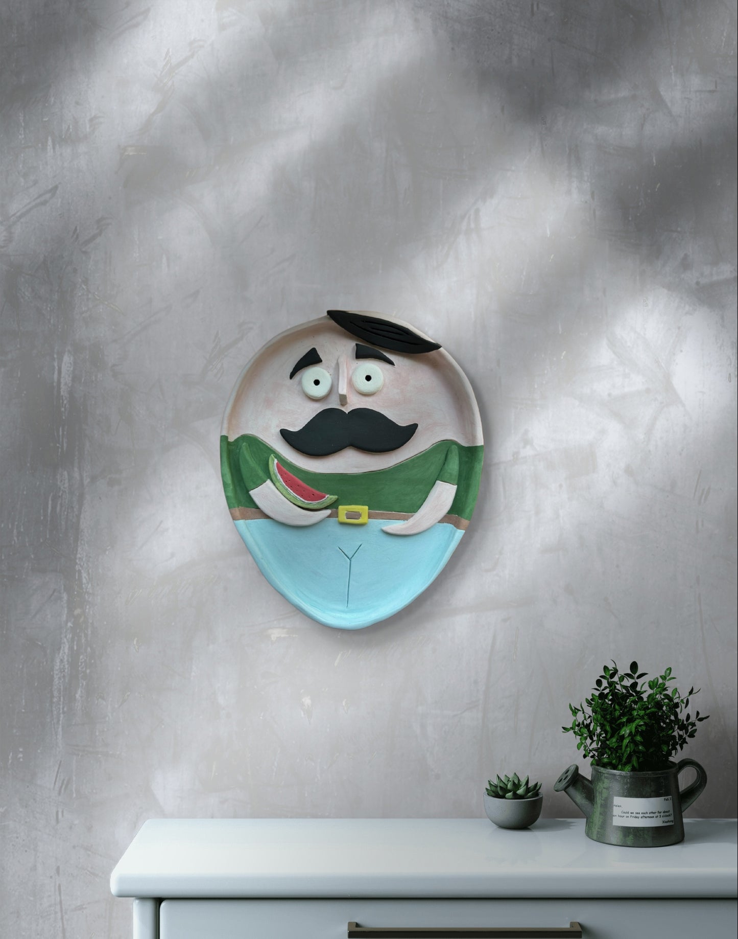 Watermelon Man Plate