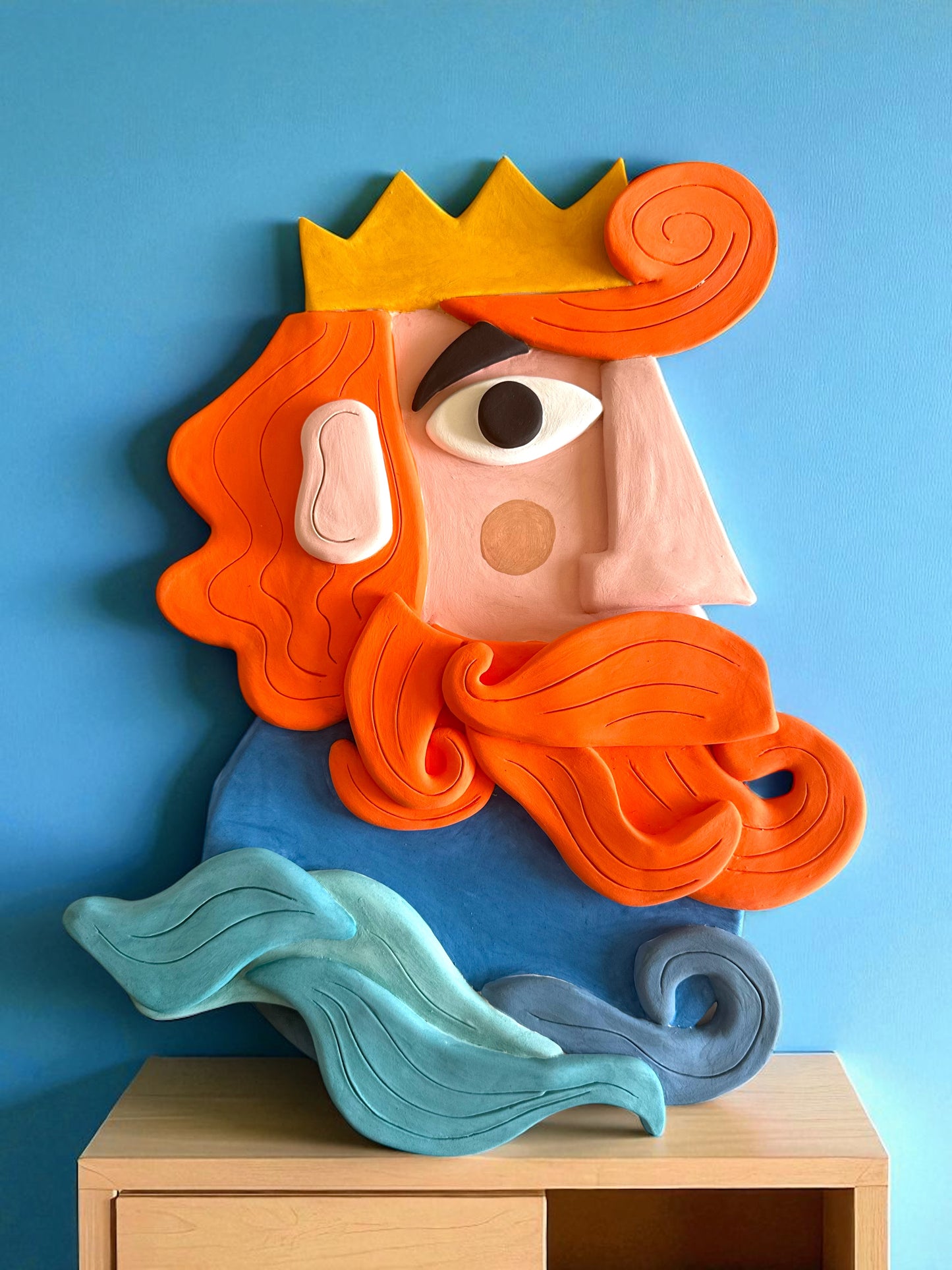 King of Tides - Ceranic Sculpture