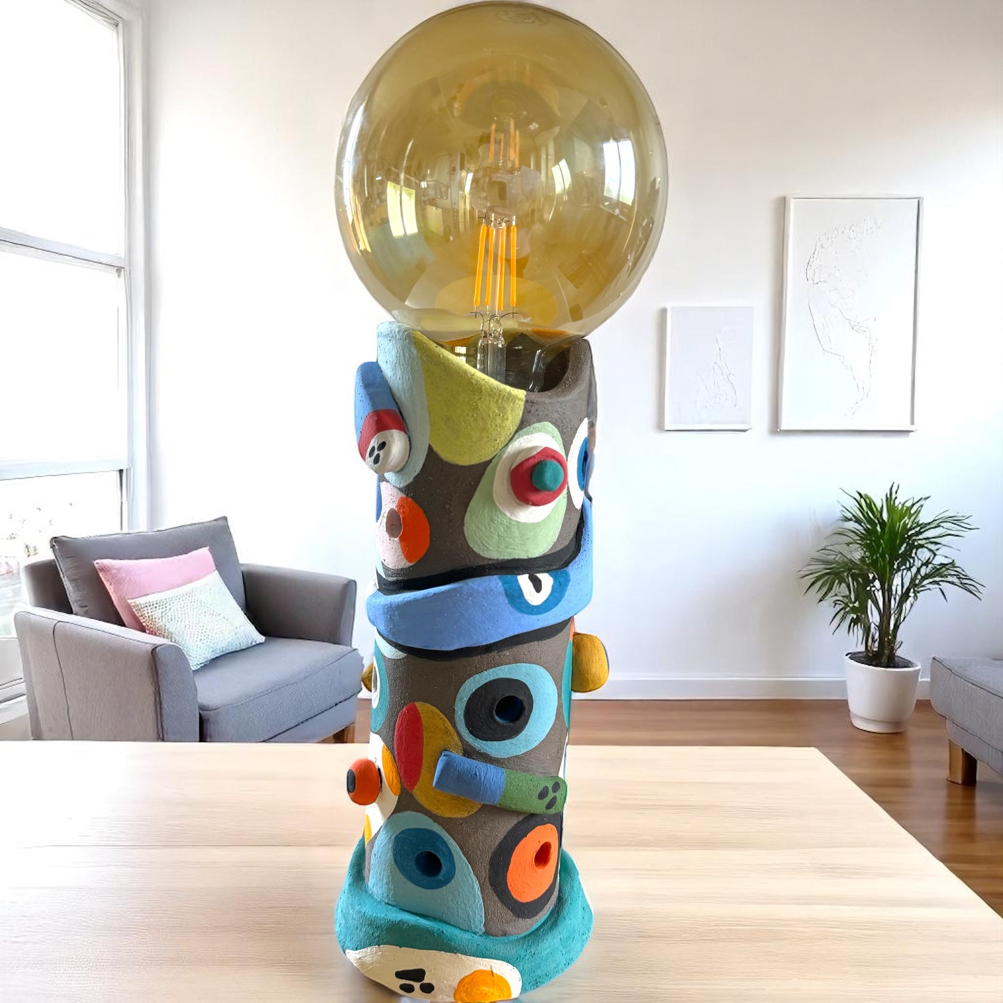 Funky 60’s Style Lamp