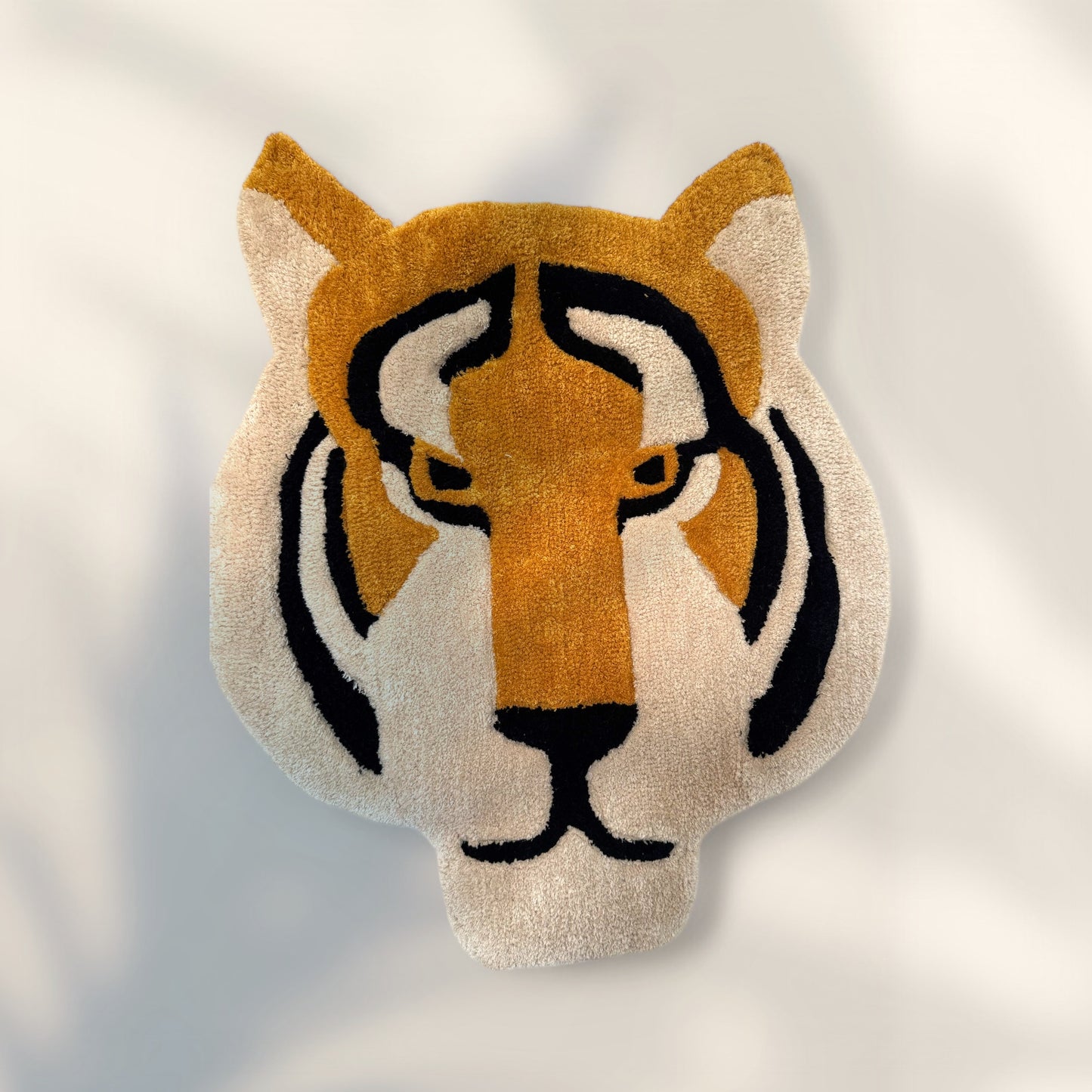 Testa di tigre trapuntata – Arazzo da parete o tappeto da pavimento