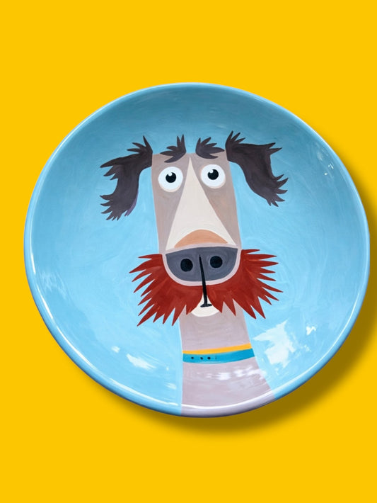 Il piatto di ceramica per cani