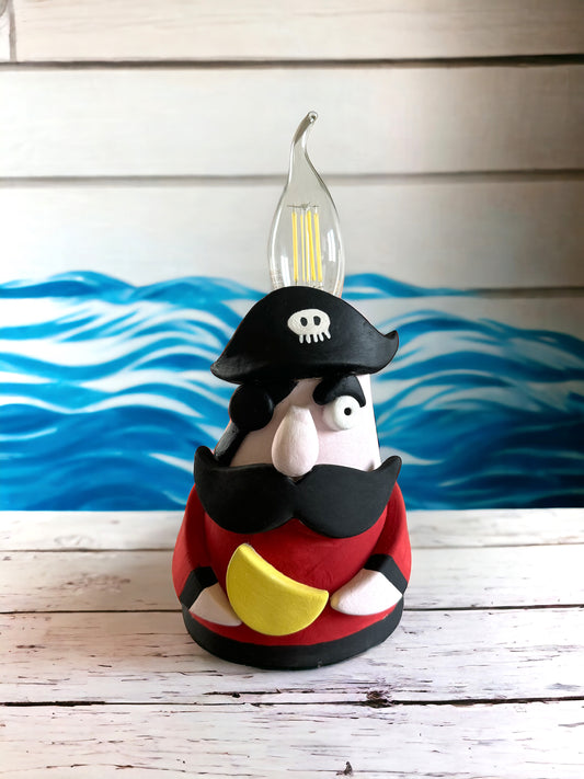 Lampada pirata in ceramica