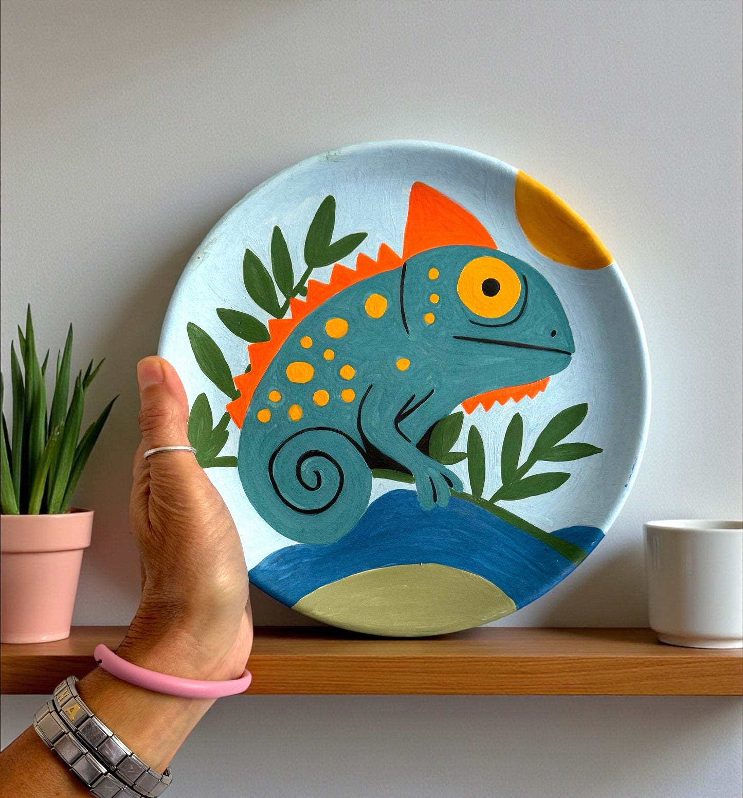 The Chamaleon Ceramic Plate