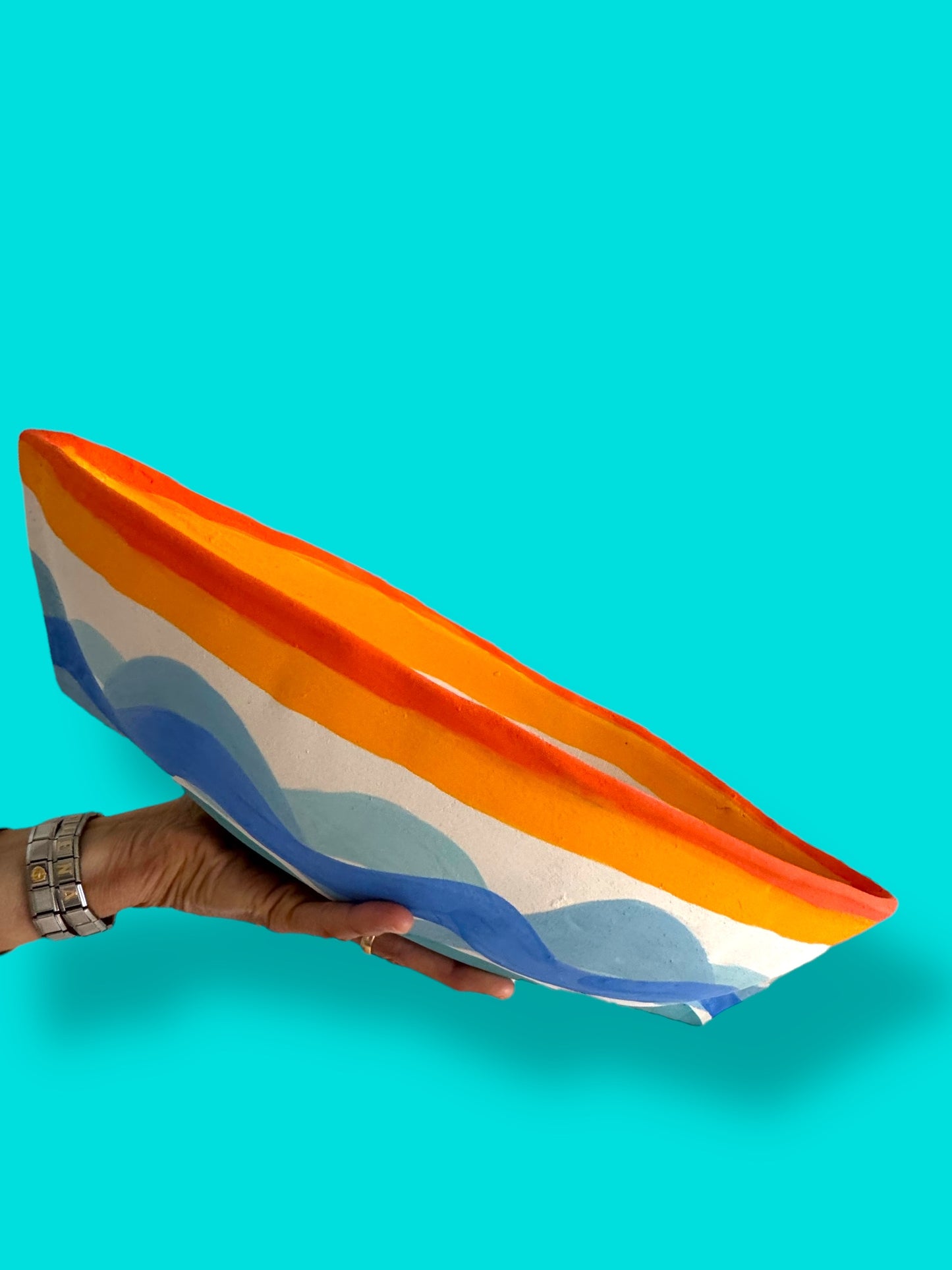 The Colorful Boat Vase