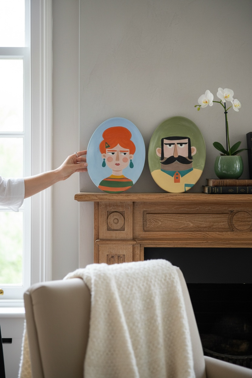 The Couples Ceramic Plates