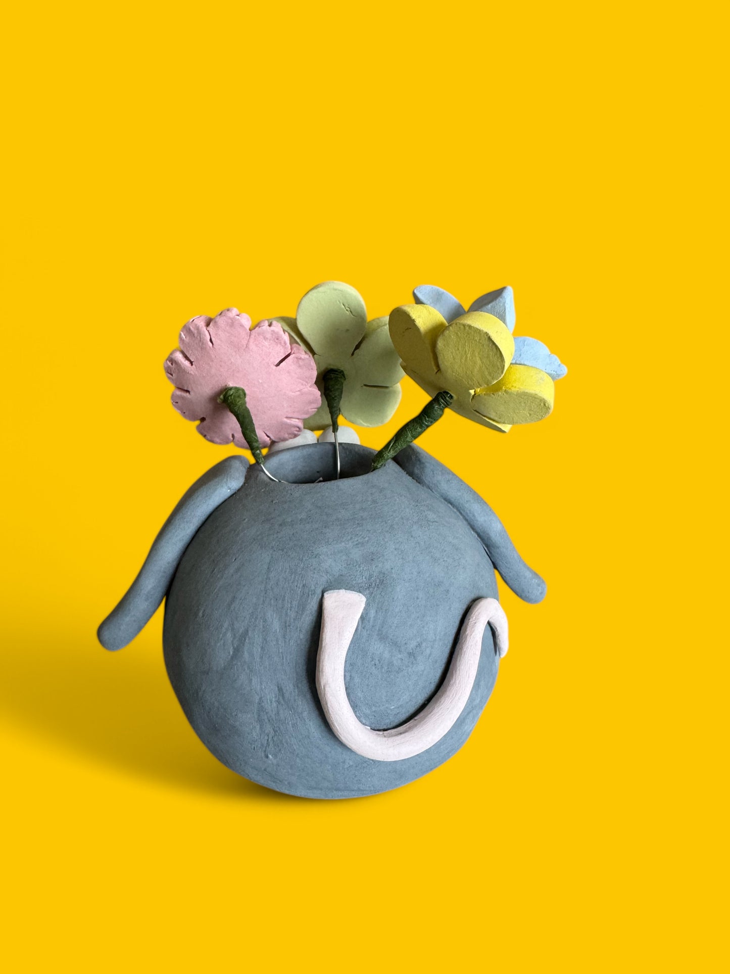 L'elefante con i fiori