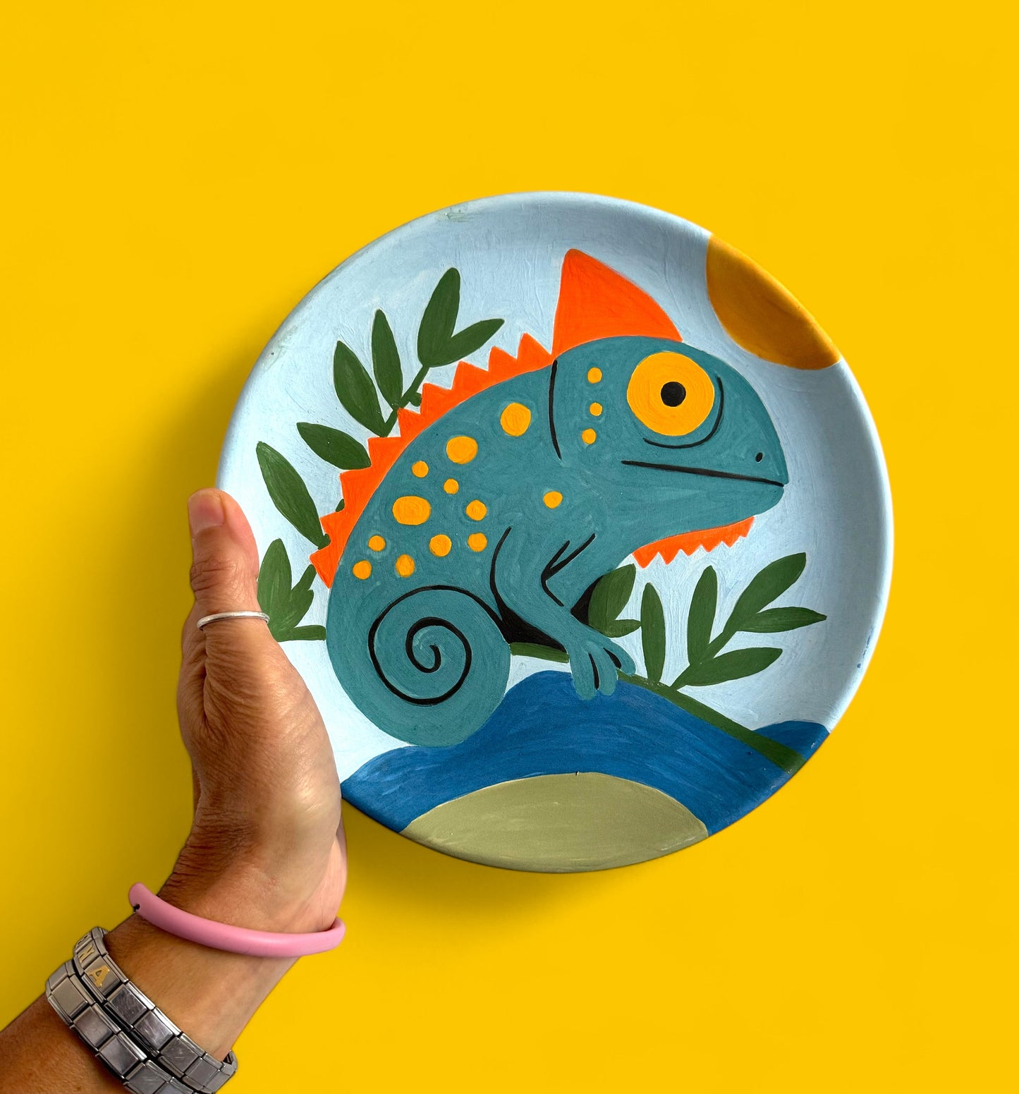 The Chamaleon Ceramic Plate