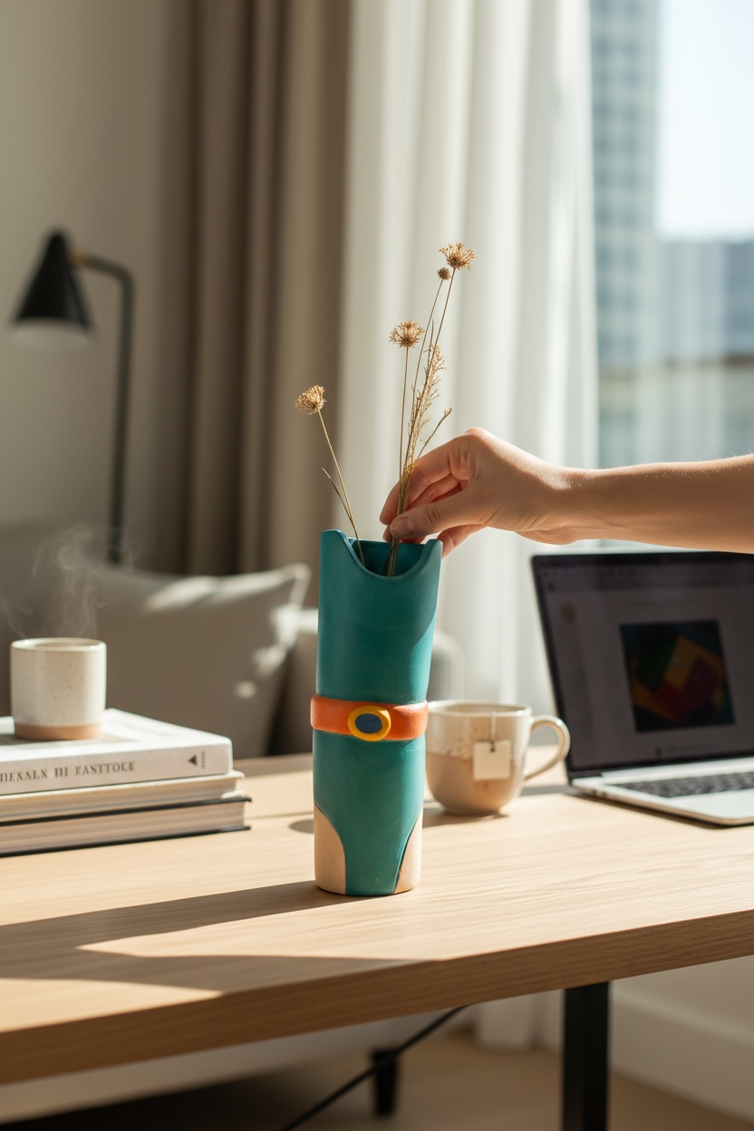 The Retro’ Style Beach Vase