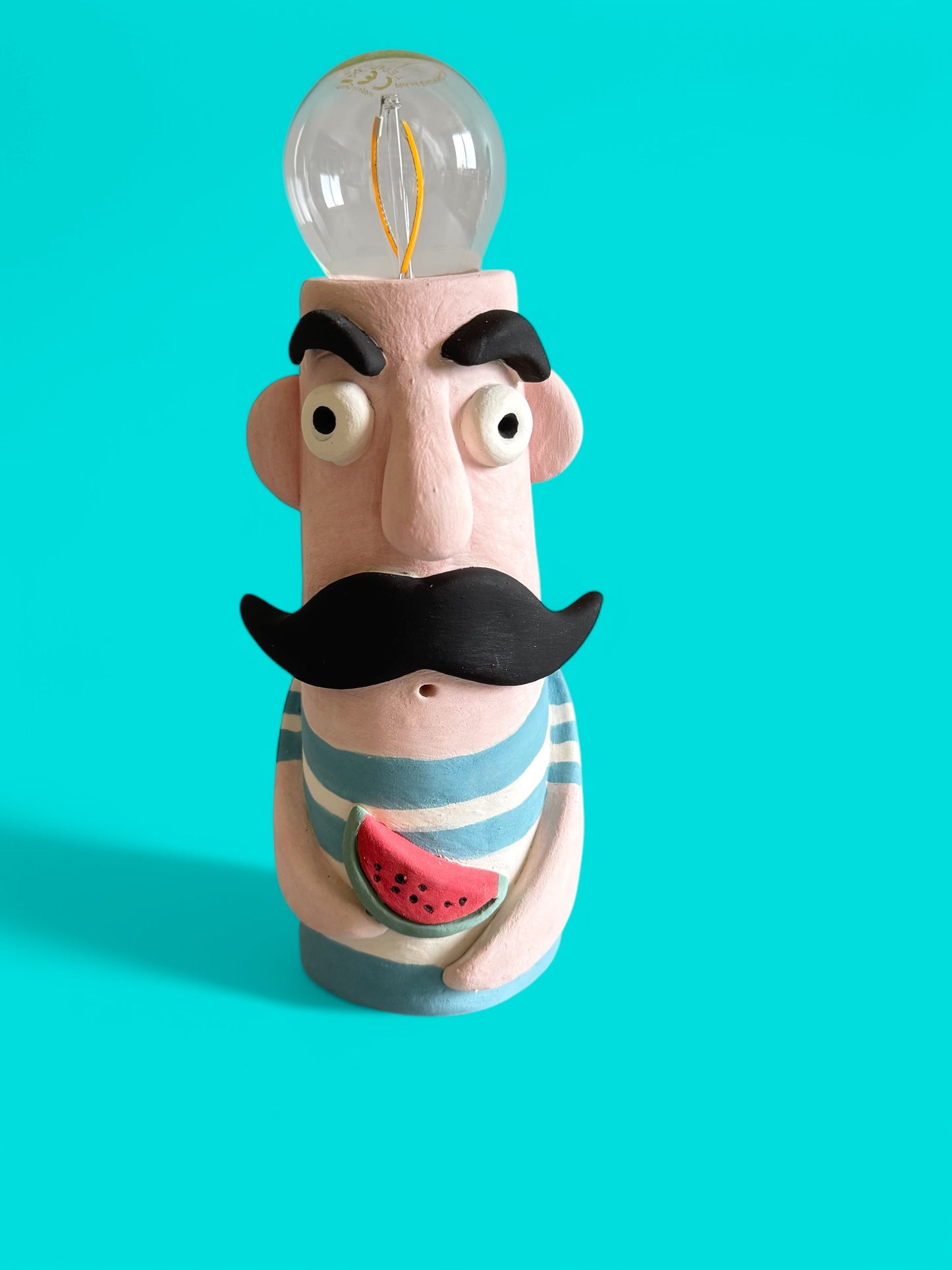 Lampada da spiaggia in ceramica