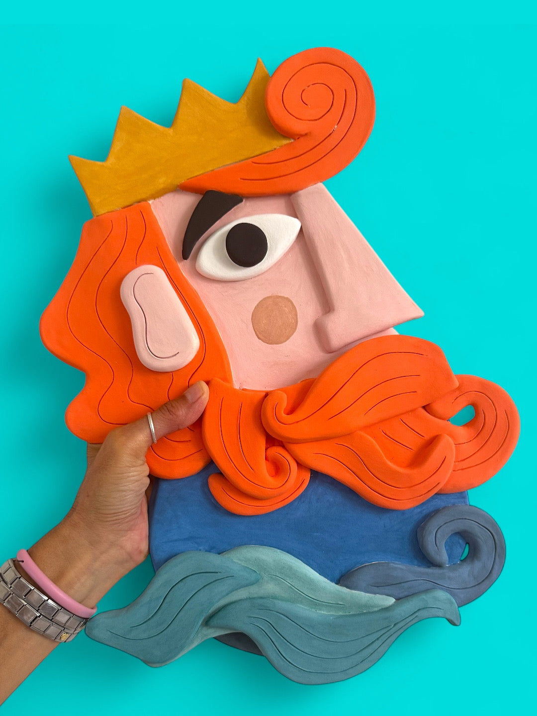 King of Tides - Ceranic Sculpture