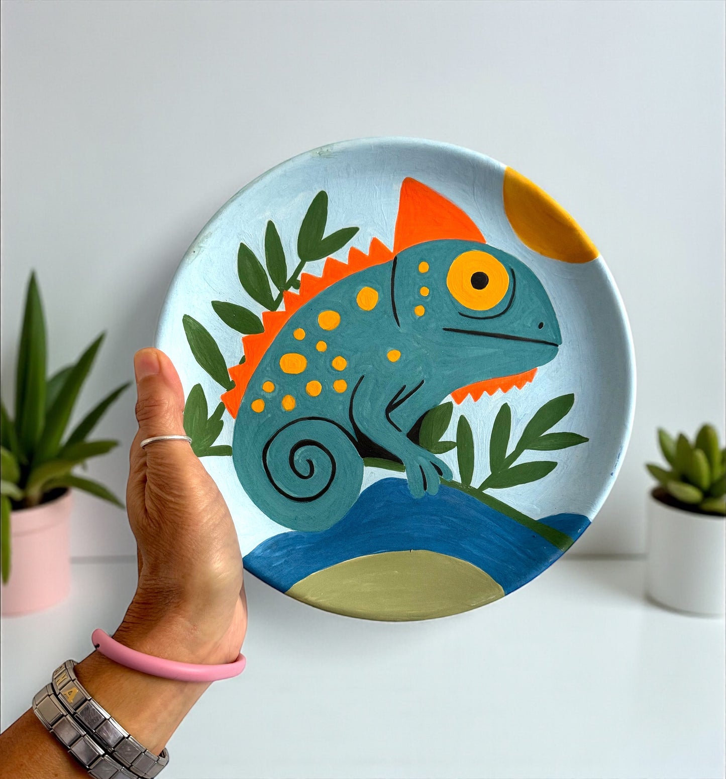The Chamaleon Ceramic Plate