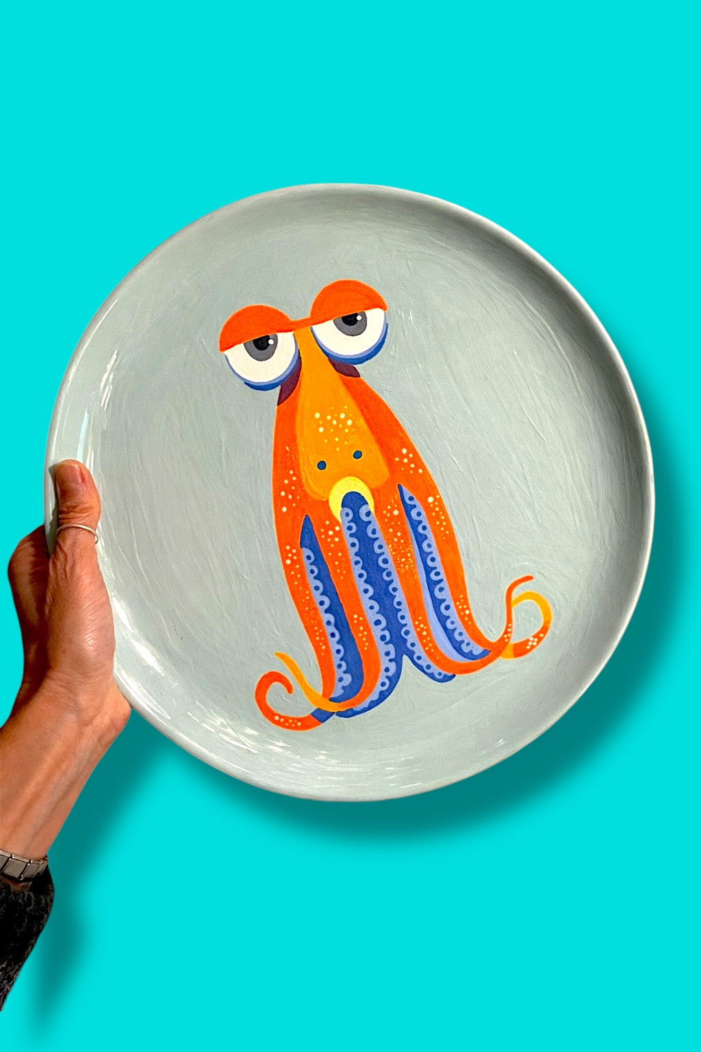 The Octopus Ceramic Plate