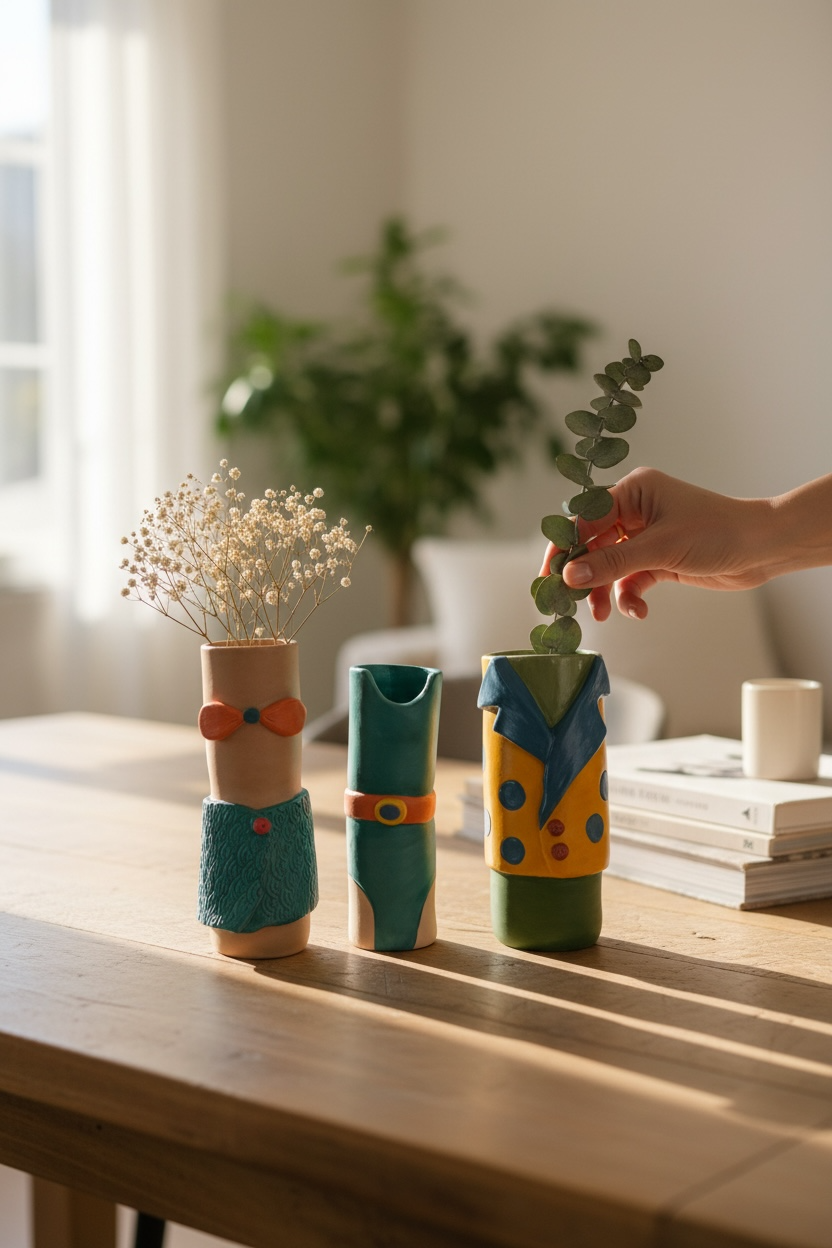 The Retro’ Style Beach Vase