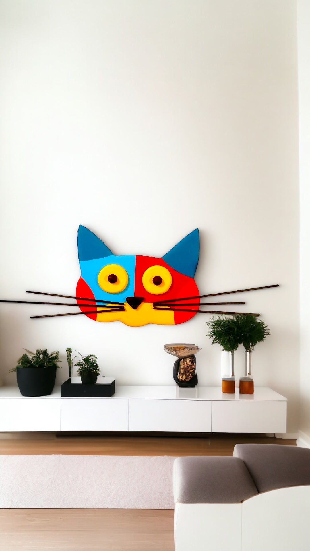 Wooden cat