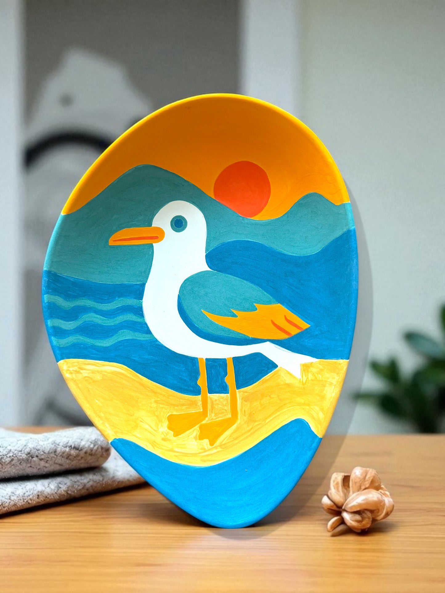 Seagull big plate
