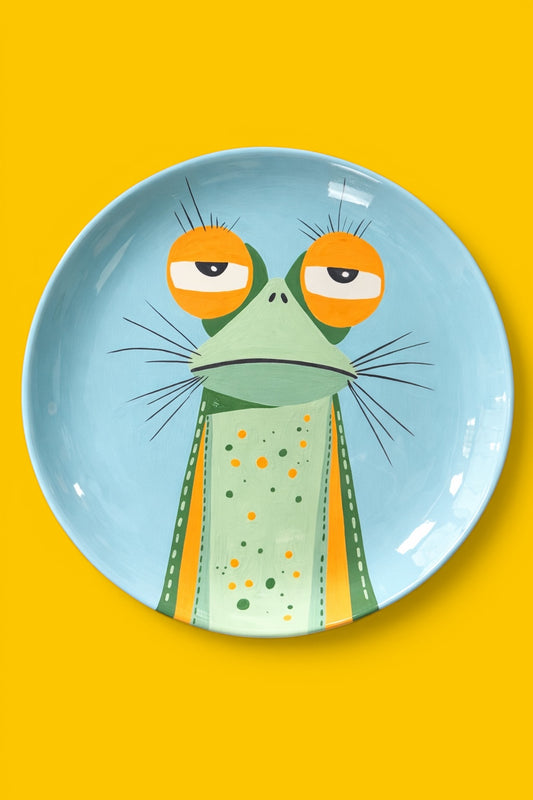 The Frog  Ceramic Plate