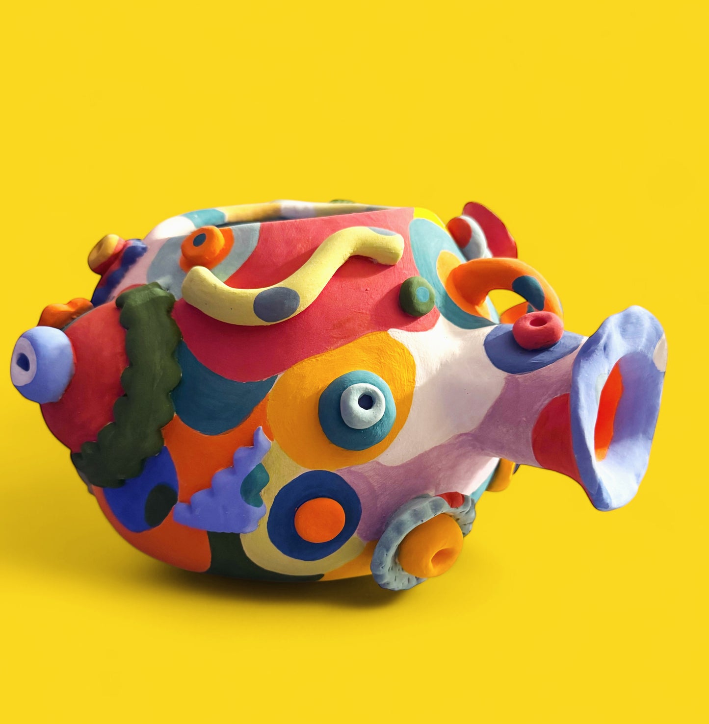 The Colorful Abstract Vase