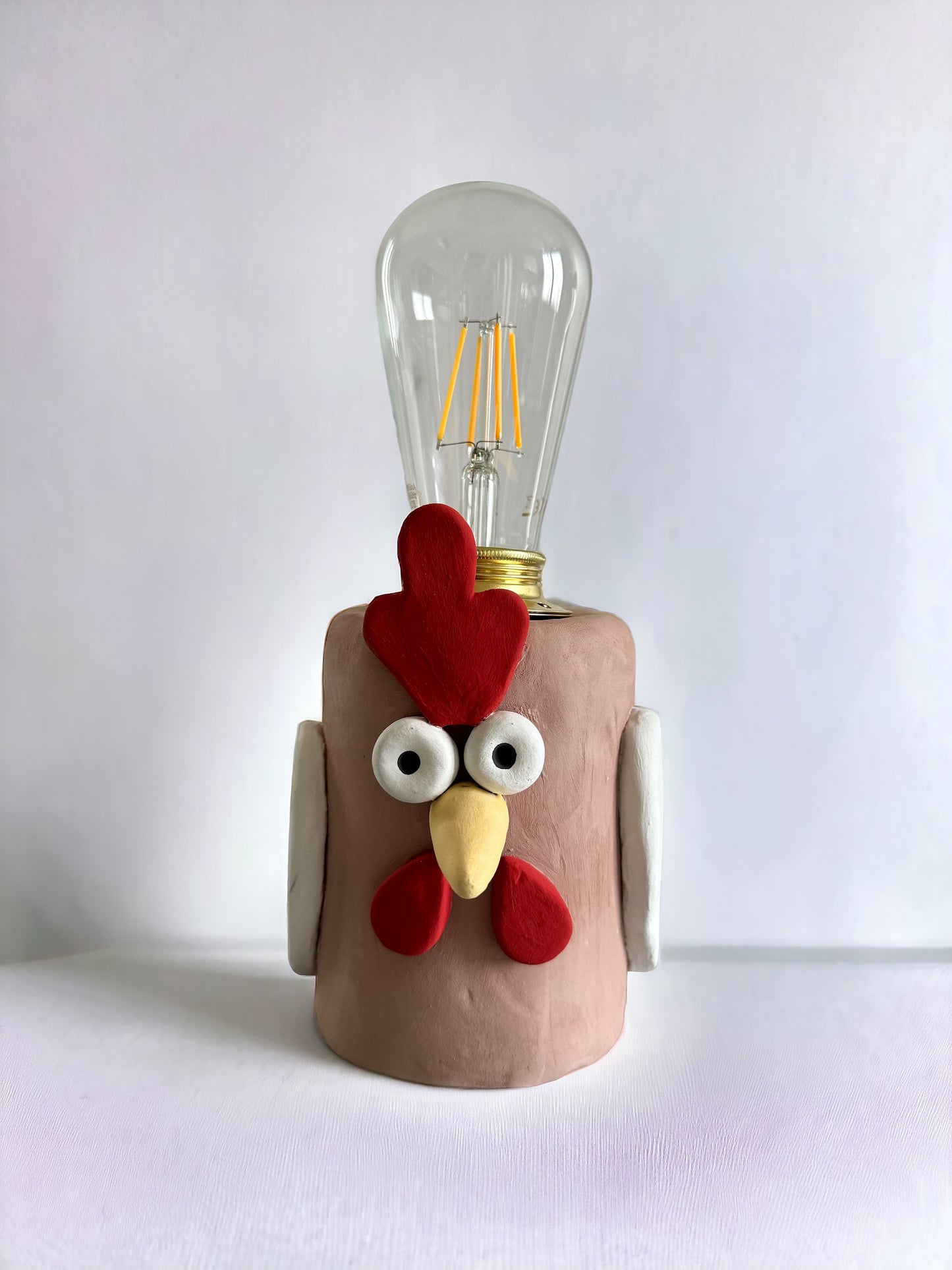 Lampada per galline in ceramica